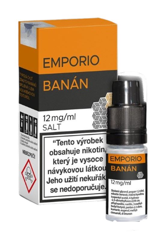EMPORIO Nic Salt Banán 12 mg 10 ml